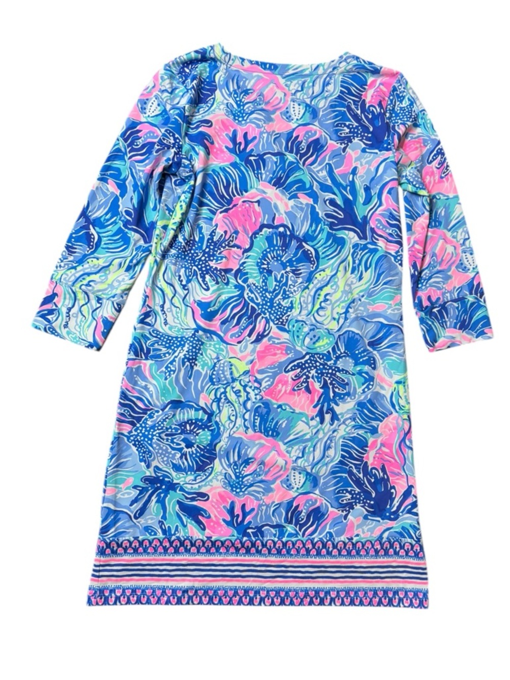 Lilly Pulitzer UPF 50+ Nadine Chillylilly Dress size M 005642 - Picture 4 of 10